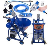 ROSFIX - Agitatore Per Intonaco Blue Dragon Bd41 - 4100w, 15l /min, 20mpa | Serbatoio 25l, Compressore Integrato | Uso Professionale