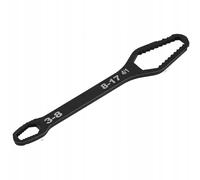 Rosfix Chiave Universale a Forcella 3-17mm 150mm - Acciaio al Carbonio, Compatta, Antiruggine | Sostituisce 15 Chiavi | per Meccanici, Ciclisti, Fai-da-te | Utensile Manuale