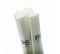 Rosfix Filo per Saldatura Plastica PS GPPS 100g - Bianco, 42cm, Sezione 8mm/3,5mm | 280-340°C | Per Serbatoi, Contenitori | Materiale di Riempimento Professionale