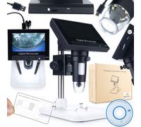 Rosfix Microscopio Digitale DM3-Z01B049 - LCD 4,3" | 50-1000X | USB | 8 LED