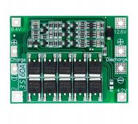 Rosfix Modulo BMS 3S 60A con Bilanciatore - Per Batterie Li-Ion 3 Celle | Carica 15A, Protezione Sovraccarico 4.2V | 60×41×4mm | Gestione Sicura Pacchi Batteria