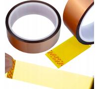Rosfix Nastro Kapton 40mm x 33m - Alta Resistenza 240°C | Adesivo Silicone