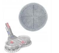 Rosfix Panno Mop 160mm per Testina Dyson - Lavaggio a Secco e Umido, Lavabile 60°C | ricambio per aspirapolvere Dyson V7-V15 | Accessorio Pulizia Pavimenti