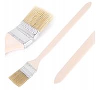 Rosfix Pennello per Termosifoni 36 mm - Setole Resistenti, Manico Ergonomico Curvo | Per Vernici a Base d’Acqua e Solvente | Pittura Zone Difficili | Pennello Speciale