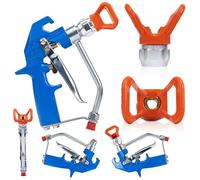 Rosfix Pistola Airless BS500 - 500 Bar, Attacco 1/4", Filetto Ugello 7/8", 4 Dita | Vernici, Stucchi, Gessi | Compatibile con Graco, Wagner, Titan | Pistola a Spruzzo Professionale