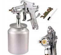 Rosfix Pistola Verniciatura Alta Pressione - Ugello 2mm | Serbatoio 1L | 70PSI