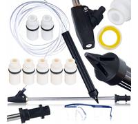 Rosfix Set di beccucci per sabbiatura K2-K7, ricambio per idropulitrice Kärcher, 7 ugelli (5 rinforzati), 160 bar, 60 °C, iniettore, tubo, occhiali di sicurezza, accessori per sabbiatura