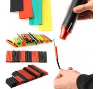 Rosfix Set di tubi termoretraibili 127 + 164 pezzi. - 2:1 Tasso di restringimento, poliolefina | 7-8 misure, 2-5 colori | da -55 °C a +125 °C | Isolamento per elettronica e cavi | Assortimento di tubi