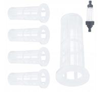 Rosfix Set Filtri Rete per Idropulitrice - 5 Pezzi, Maglia Fine, Plastica Resistente | ricambio per idropulitrice Kärcher K2-K7, Lavor, Nilfisk | Filtro Ingresso Acqua