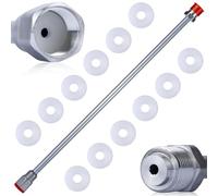 Rosfix Set lancia spray 75 cm con 12 guarnizioni - filettatura 7/8" | resistenza alla compressione 290 bar | per punti difficili da raggiungere | Accessori per spruzzatori di colore