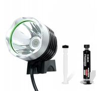 Rosfix Set maschera solder nera da 10 ml con applicatore + lampada UV - per riparazione e isolamento PCB | Asciugatura rapida | Non conduttiva | Accessori per PCB