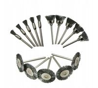 Rosfix Set Spazzole Metalliche per Avvitatore - 15 Pezzi | Pulizia Ruggine