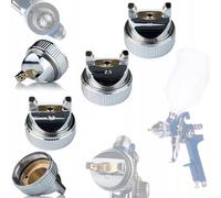 Rosfix Set Ugelli per Pistola a Spruzzo HVLP - 1,7 mm, 2,0 mm, 2,5 mm | Ottone Anticorrosione | Facile Montaggio | Accessorio per Verniciatura Precisa