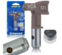 Rosfix Set Ugello Airless HD 531 - Getto 25 cm, Foro 0,031", Metallo Nichelato Anticorrosione | Per Stucco e Rasatura | Accessorio per Verniciatura Airless