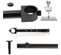 Rosfix Supporto Display Microscopio 196mm - Regolabile 360° | Ø33mm