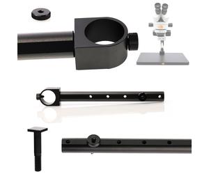 Rosfix Supporto Display Microscopio 196mm - Regolabile 360° | Ø33mm