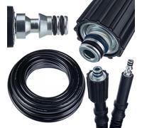 Rosfix Tubo Alta Pressione 10m Click-M22 - Nylon Rinforzato, 200 Bar, 60°C | ricambio per idropulitrice Parkside PHD 100/110/135 | Accessorio Lavaggio Alta Pressione