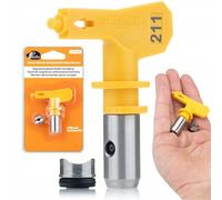 Rosfix Ugello Verniciatura Ultra Spray 211 - Getto 10 cm, Alta Precisione, Carburo Resistente | Compatibile con Graco, Wagner, Titan | Accessorio per Pistola Airless