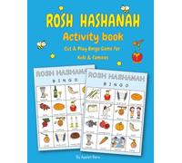 Rosh Hashanah Activity Book - Cut & Play Bingo Game for Kids & Families | Fun Jewish Holiday Family Game, Celebration Activity & Classroom Use - for kids ages 4-10, yet fun for the whole family