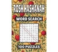Rosh Hashanah Word Search: 100 Pages of Jewish Holiday Puzzles, Word Scramble, Word Find, and Vocabulary Activities for Kids, Adults, and Seniors