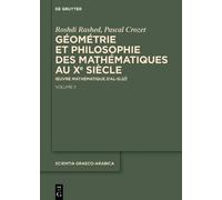 Roshdi Rashed Géométrie et philosophie des mathématiques au X (Copertina rigida)