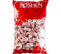 ROSHEN RACHKI CRABS | Caramelle dure "Rachki" con un ripieno di arachidi e cacao | Caramello a forma di caramello con un ripieno duro, cioccolato e nocciola | 1 kg sfuso
