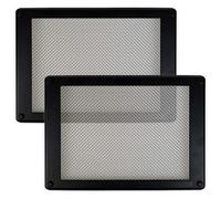 Roshield 2 coperture di ventilazione in rete a prova di parassiti, contro topi insetti e roditori (nero, medio)