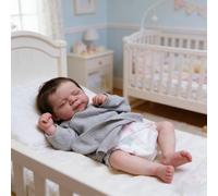 ROSHUAN Bambola realistica in silicone da 48,9 cm, realistica, realistica, completamente in vinile, per neonati, vita reale, anatomicamente corretta, regalo di compleanno per bambini dai 3 anni in su