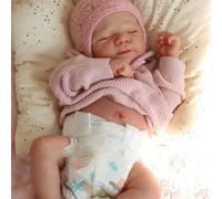 ROSHUAN Bambole per bambini Reborn in silicone a corpo pieno, bambole realistiche da 18 pollici, vinile morbido che sembra reale realistico bambola del neonato neonato bambola rinata addormentata con
