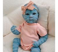 ROSHUAN Bambole realistiche da 45,7 cm in silicone per bambini realistici Avatar Girl Full Body Vinile Realistico Neonato Bambole Avanzate Dipinte Che Look Reborn Bambola Del Bambino Regali per