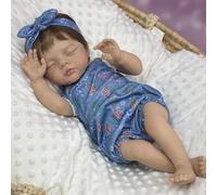 ROSHUAN Bambole realistiche Reborn Bambole Ragazza 48 cm Bambole Vita Reale Bambino Bambole Corpo Morbido Panno Che Sembra Real Sleeping Babies Bambola Realistica Neonato Bambola Regali per Bambini e