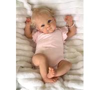 ROSHUAN Bambole realistiche Reborn in silicone da 45,7 cm, corpo completo, dall'aspetto realistico, in morbido silicone, impermeabile, per bambini dai 3 anni in su