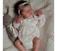 ROSHUAN Bambole realistiche Reborn in silicone Full Body Vinyl Girl 45,7 cm Real Life Neonato Bambola fatta a mano realistica Bambole Neonate Che Sembrano Real Infant Doll Toy per bambini