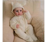 ROSHUAN Bambole Reborn Baby Girl 50,8 cm realistica bambola bambino in silicone corpo intero vinile anatomicamente corretto ragazza dall'aspetto reale neonato Bebe bambole giocattolo set