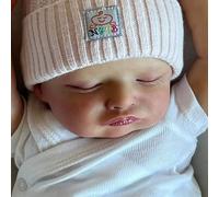 ROSHUAN Bambole Reborn Baby in silicone a corpo intero in vinile 50,8 cm bambole reborn realistiche anatomicamente corrette ragazzo realistico neonato che dorme bambola regalo di Natale per bambini