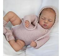 ROSHUAN Mini bambole reborn da 30,5 cm in silicone per tutto il corpo in vinile che dorme ragazza che sembra reale realistica bambola neonato realistica bambole preemie bambole giocattolo fatto a mano