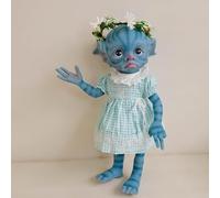 ROSHUAN Real Life Reborn Avatar Baby Dolls Silicone Full Body Vinyl 17 Pollici Bambole realistiche Stampa 3D Skin Avatar Realistico Neonato Bambola Giocattolo per bambini di 3 anni