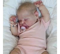 ROSHUAN Real Life Reborn Baby Doll Silicone Full Body Vinile - 50,8 cm Realistico Neonato Bambola Addormentata Bambola Realistica Bambola Del Bambino Sembra Una Bambola Reale Per Bambini