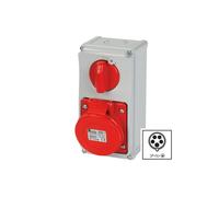 Rosi 19.3434R6-I Presa interbloccata verticale con sezionatore, ad incasso, 380V