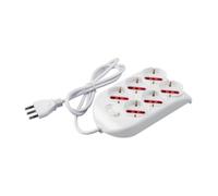 Rosi 94124 Multipresa 6PR Bip Schuko e Int