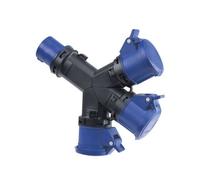 ROSI - Adattatore 3 Vie CE220 In Materiale Termoplastico Autoestinguente IP 54