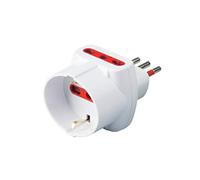 Cavo - Adattatore Triplo Spina 2p+t Presa Bipasso 2p+t Con Schuko