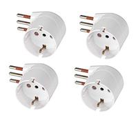 ROSI Adattatore Schuko 90° 10A 2P+T bianco