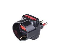 ROSI Adattatore triplo civile serie Emilia, nero