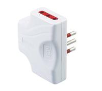 Rosi Adattatore Triplo Extrapiatto 3 Prese 10/16A 2P+T Bianco