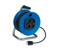 Rosi Avvolgicavo domestico Italia tipo CR con cavo 50 m 3G1,5 con 4 prese + spin