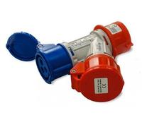 ROSI MATERIALE ELETTRICO MOLTIPLICATORE A 2 USCITE 16A IP44 1 SP 5P+ 2 PR. 1