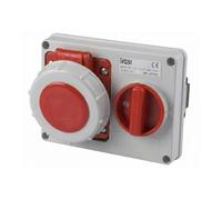 Rosi Presa fissa interbloccata incasso orizzontale 3P+T 16A 400V IP67 6h