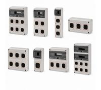 ROSI - Quadro vuoto Industriale 6 Moduli con flangia universale per 1 Presa Industriale in abs da Distribuzione e Cantiere IP65 uso esterno Made in Italy Rosi professionale Made in Italy Rosi [RS3928]