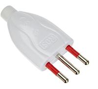 ROSI RS98103 Spina Mobile 10A, 2P + T, Bianco